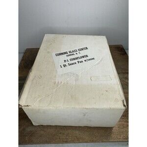 Vtg 1961-1966 Corning Ware 1 Qt. Saucepan w/Cover Casserole P-1-B NOB Very Early